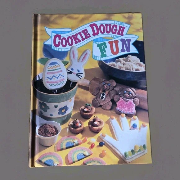Cookie Dough Fun Cookbook Creative Cookies Using Refrigerated Dough Kids Cooking - Picture 1 of 3
